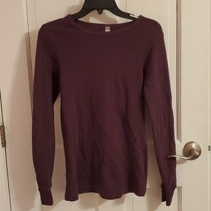 Dark purple long sleeve shirt